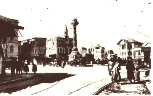 صورة الشام القديمة ـ ساحة المرجة