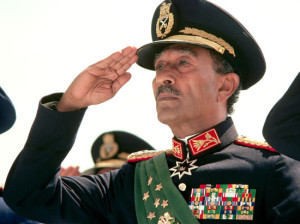 الرئيس الراحل أنور السادات  قائد الثورة المضادة في 15 مايو 1971